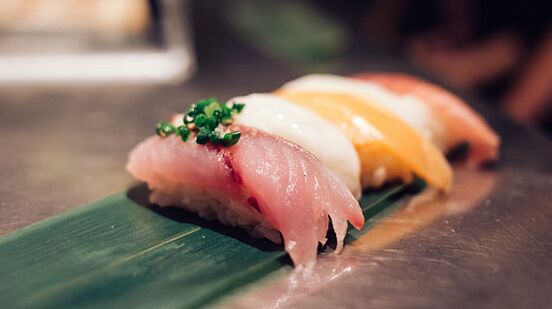 Os pratos de peixe fresco son un almacén de proteínas e ácidos graxos na dieta xaponesa