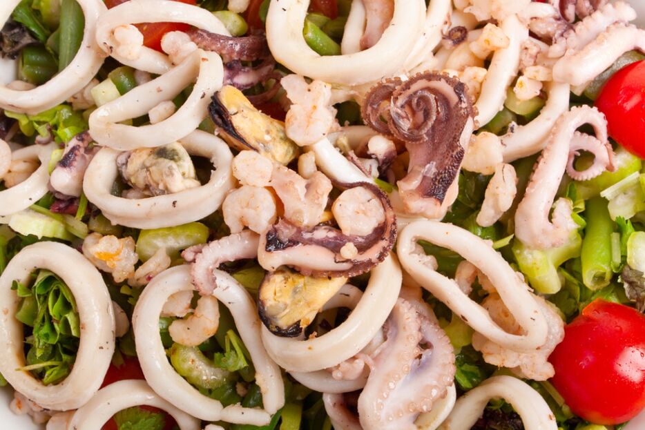 Ensalada de marisco