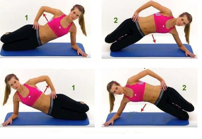 Exercicios de plancha laterais